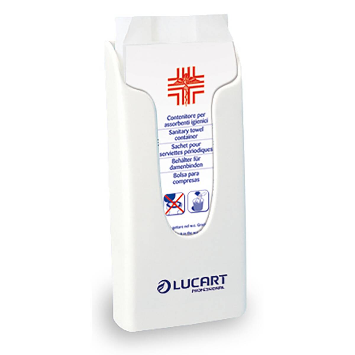 DISPENSER SACCHETTI IGIENICI BIANCO