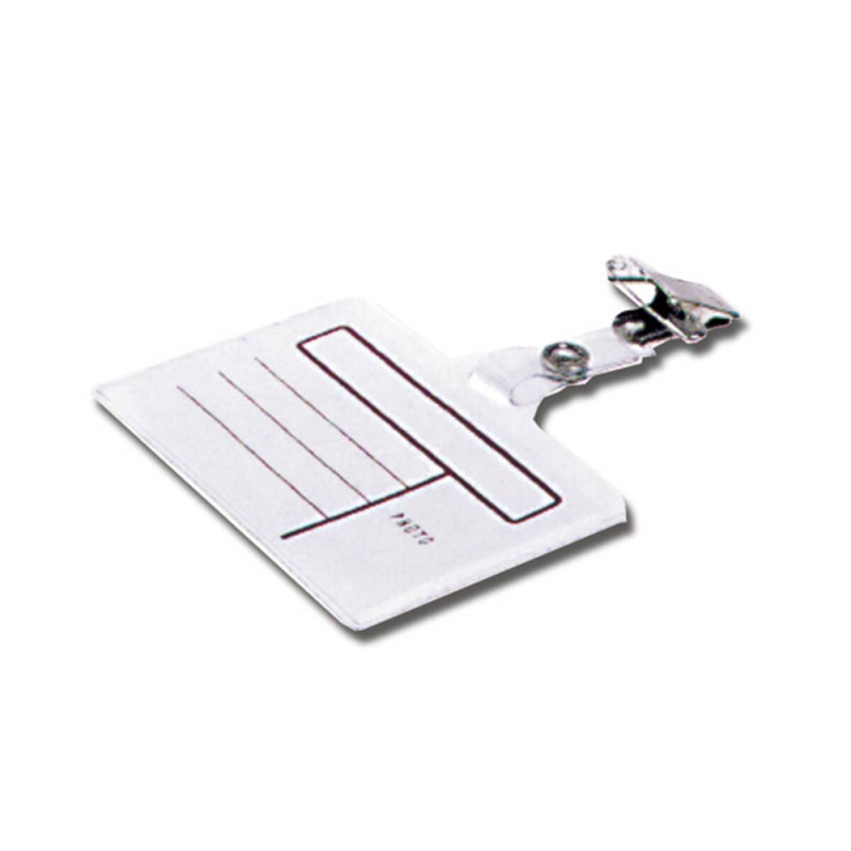 PORTANOME PVC C/LING+CLIP CM6X9 - 100PZ.