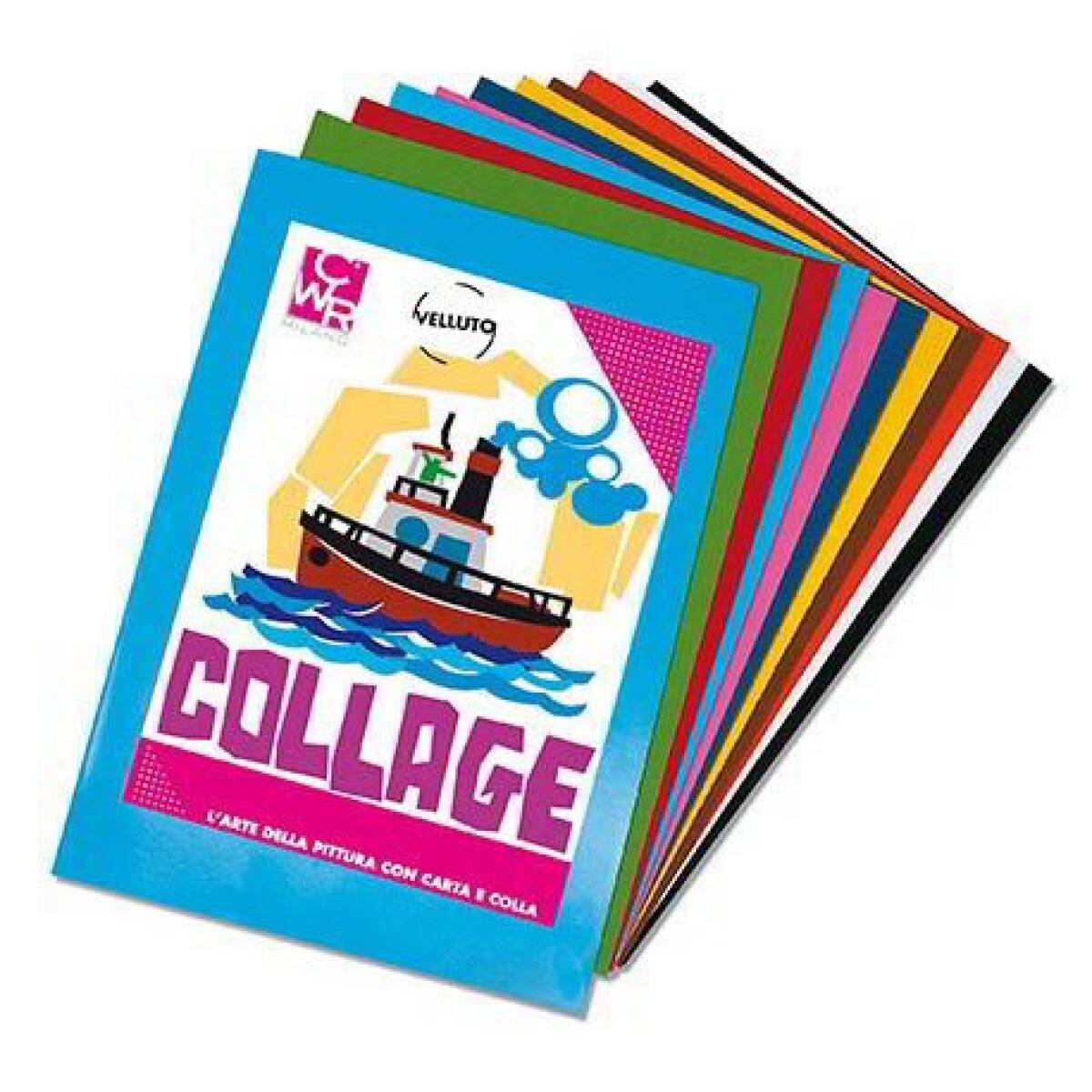 BL.COLLAGE VELLUTATO 30FG ASS.