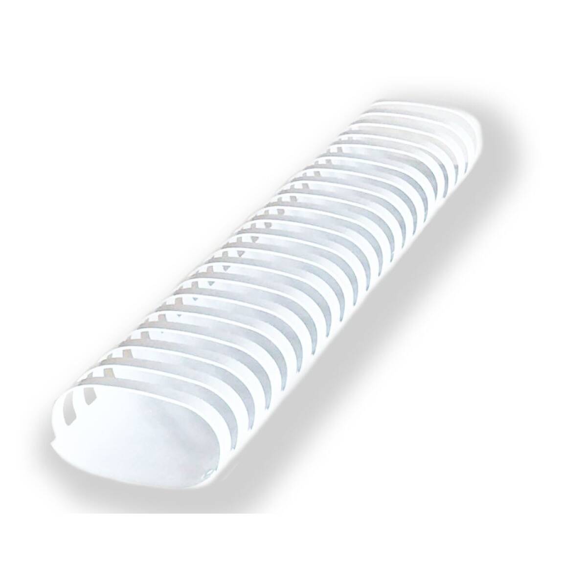 DORSI PLASTICI 21AN. MM 51 BIANCO 50PZ.