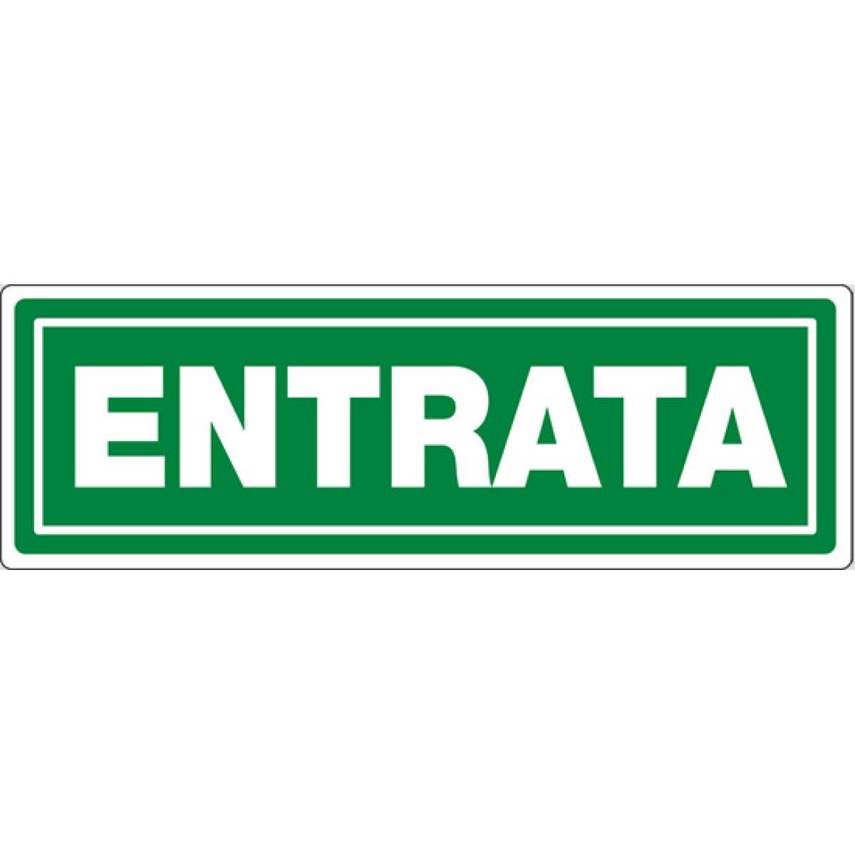 SEGNALETICA CALPESTABILE ENTRATA 40X20CM