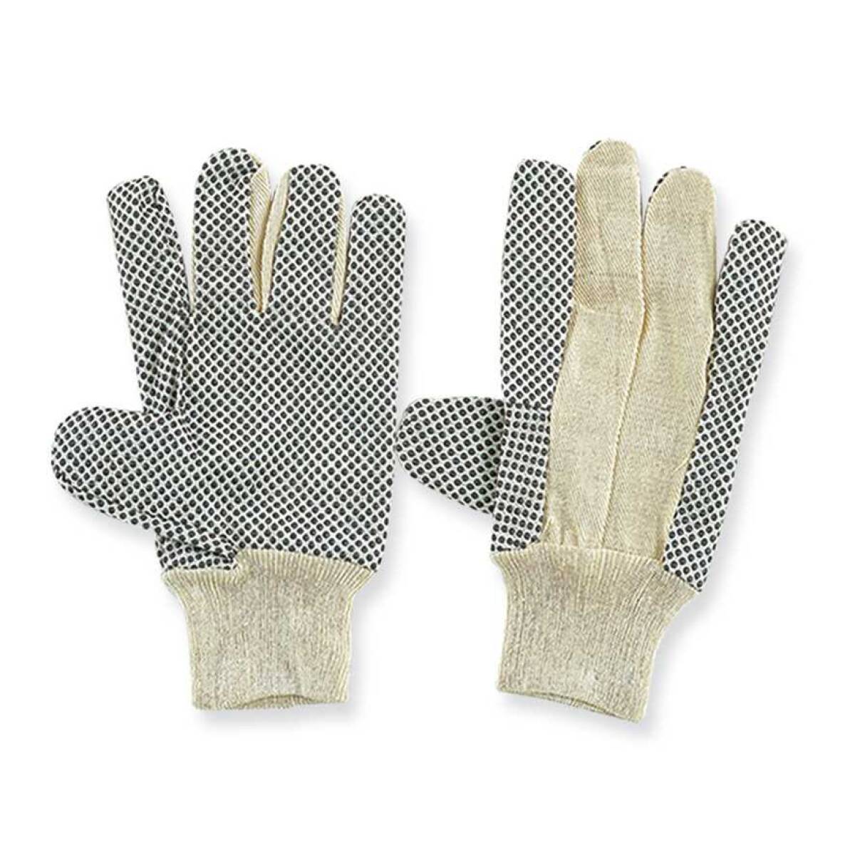 GUANTI DA LAVORO TELA C/PUNTINAT PVC N10