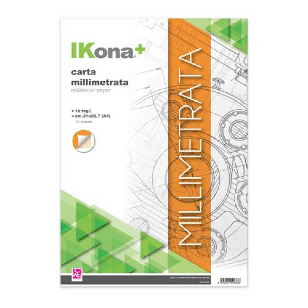 BL. CARTA MILLIM. BIA 10 FG 21X298