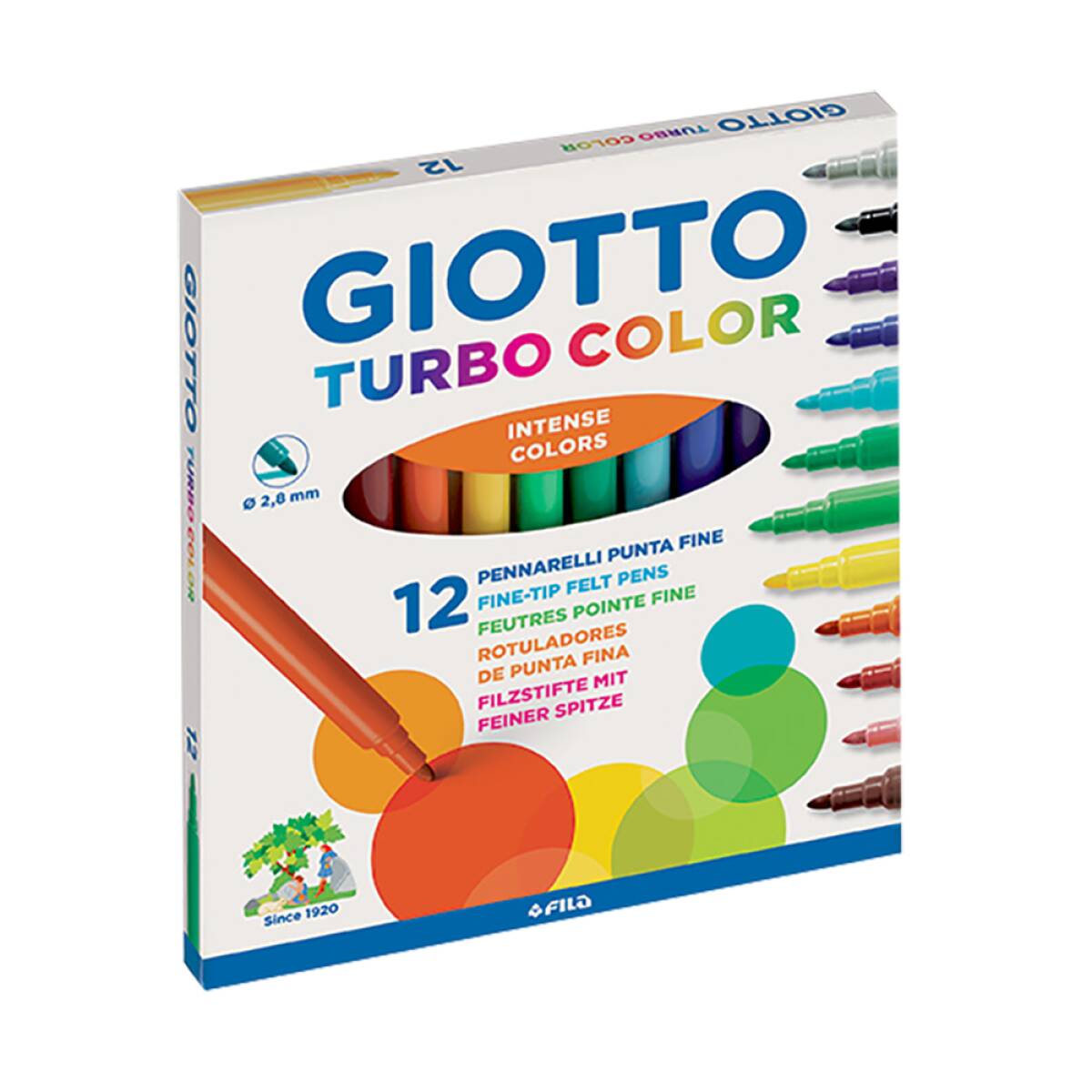 PENNARELLI TURBO COLOR P. FINE 12 PZ