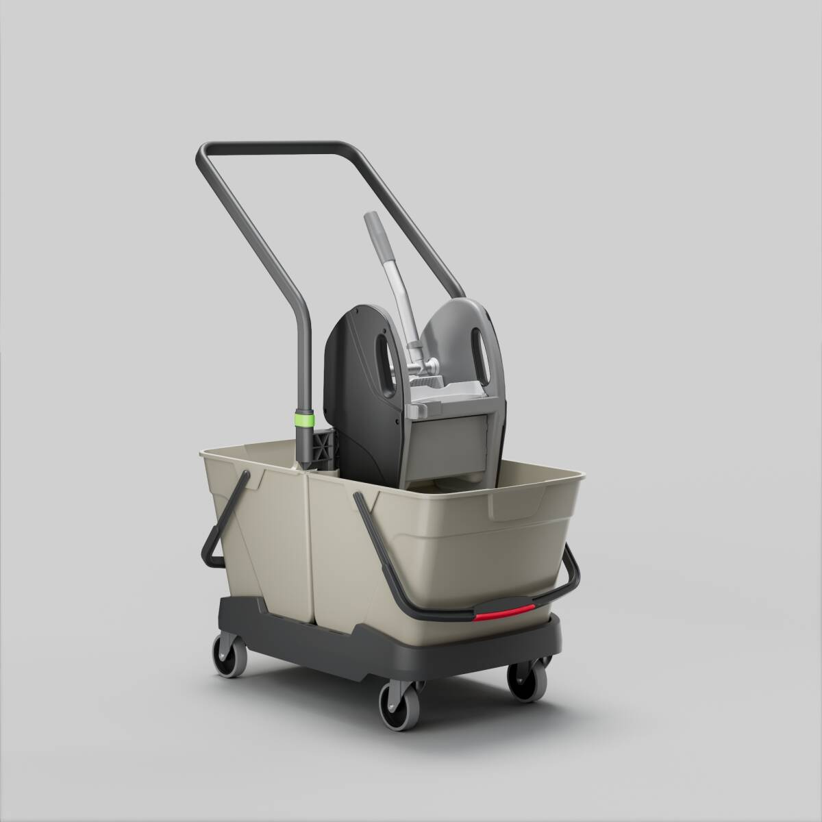 CARRELLO STRIZZATORE PRO 2 X 25LT GREEN