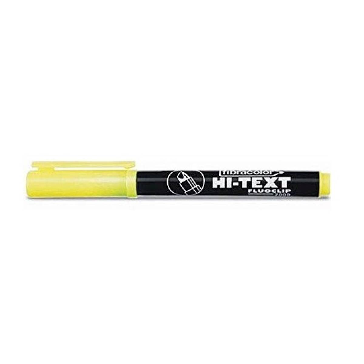 EVIDENZIATORE  FLUOCLIP GIALLO - 12PZ.