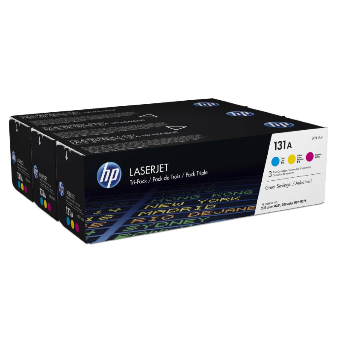 U0SL1AM TONER HP MULTIPACK COLORE C/M/Y