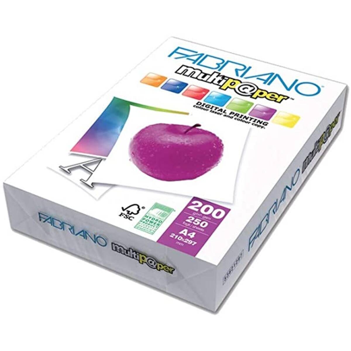 CARTA MULTIPAPER 200 21X297 250 FG