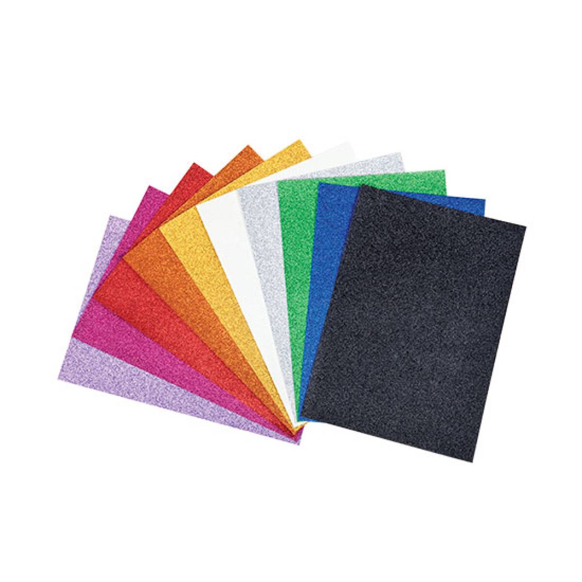 CARTONCINO GLITTER A4 10FG. ASS
