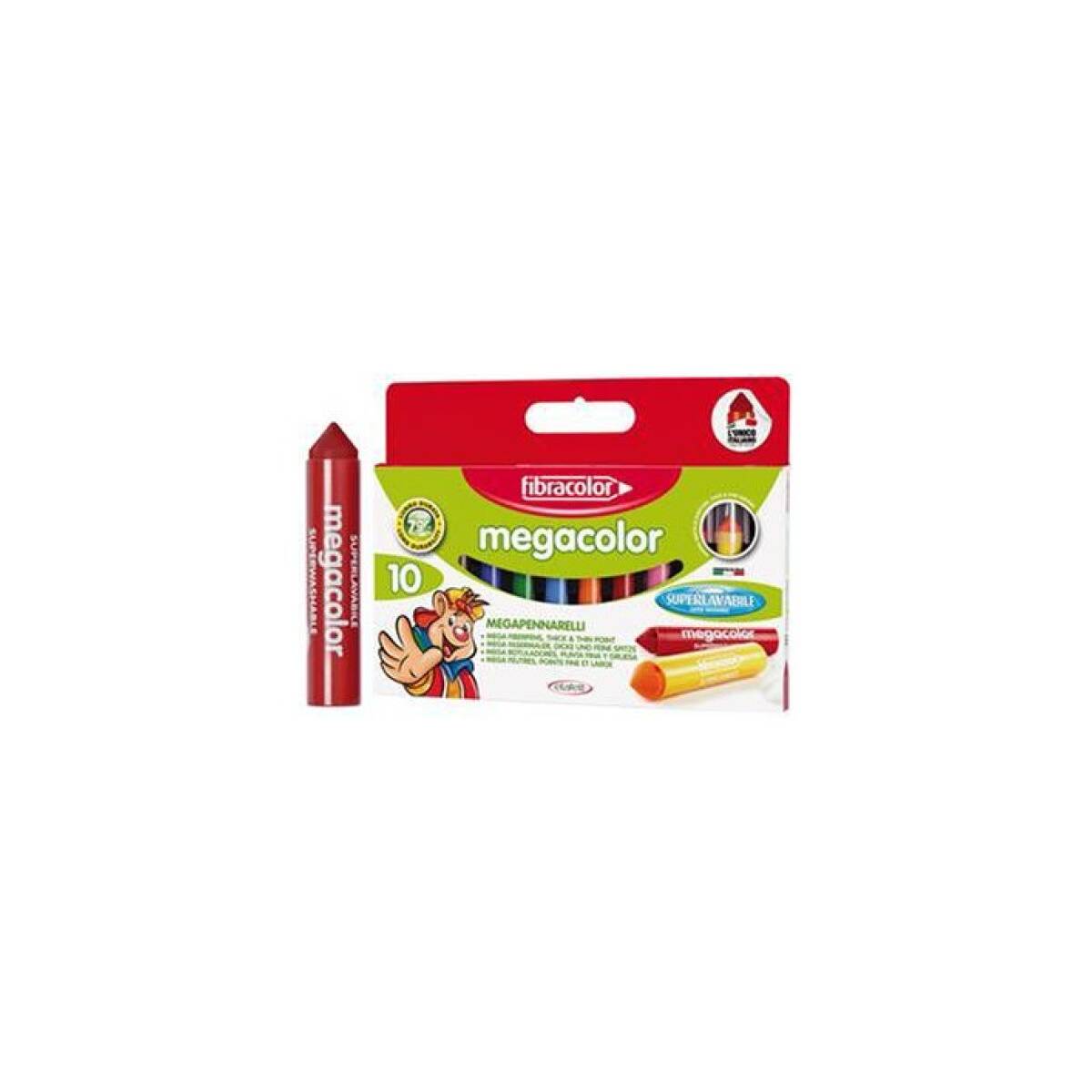 PENNARELLI MEGACOLOR 10 PZ COL ASSORT 95