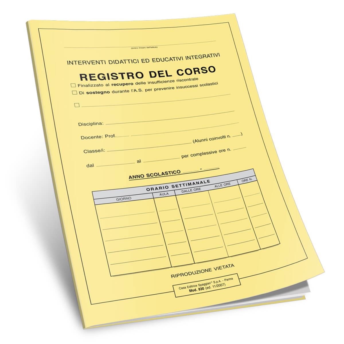 REGISTRO INTERVENTO RECUPERO (IDEI)