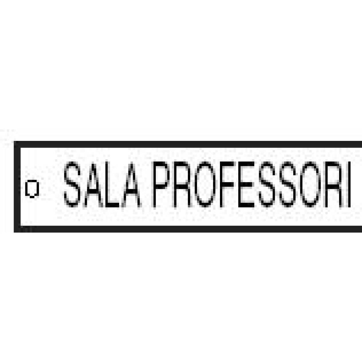 TARGA in plexiglass 30x7 2 parole