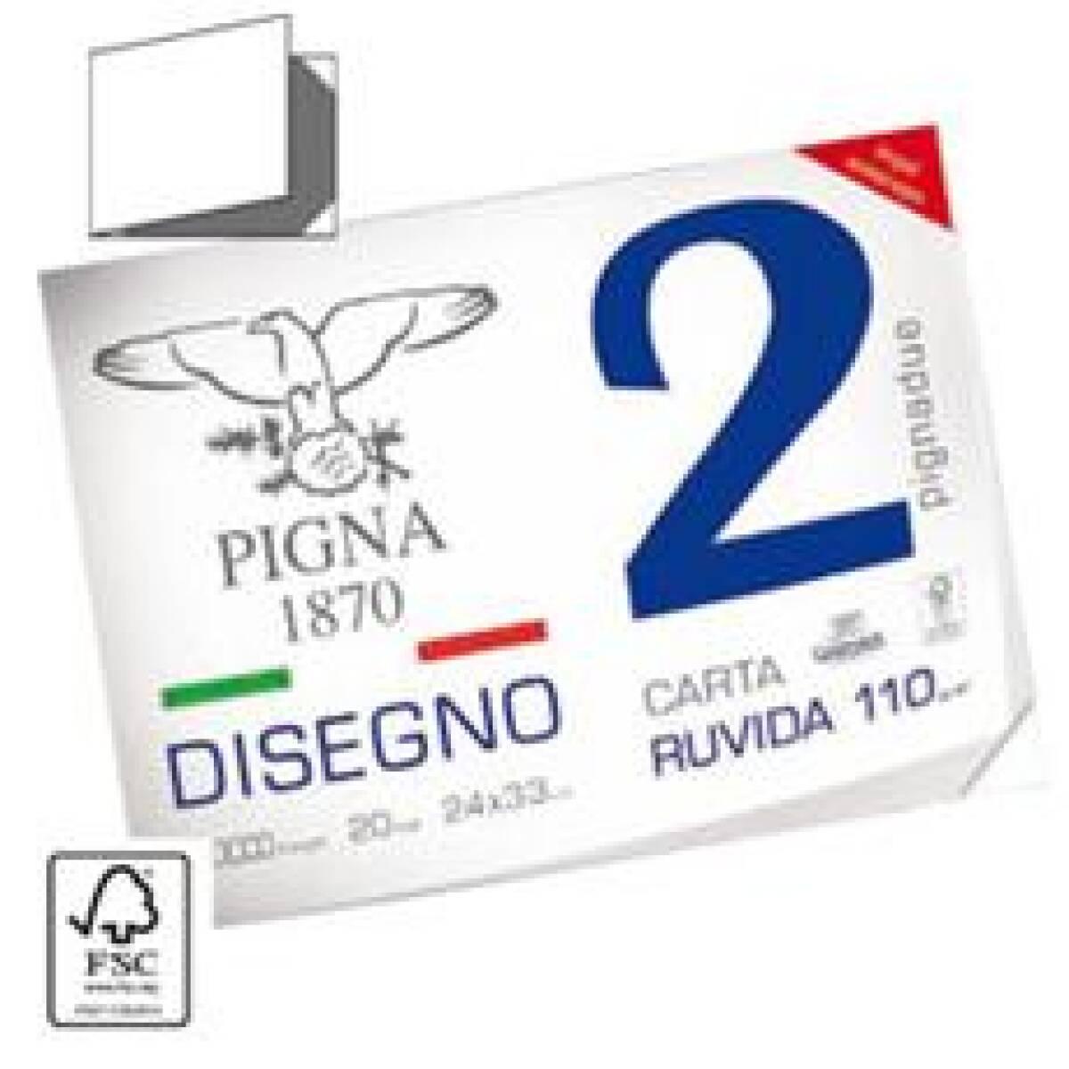 BL.DISEGNO 12FG 110GR  33X48 RUVIDI