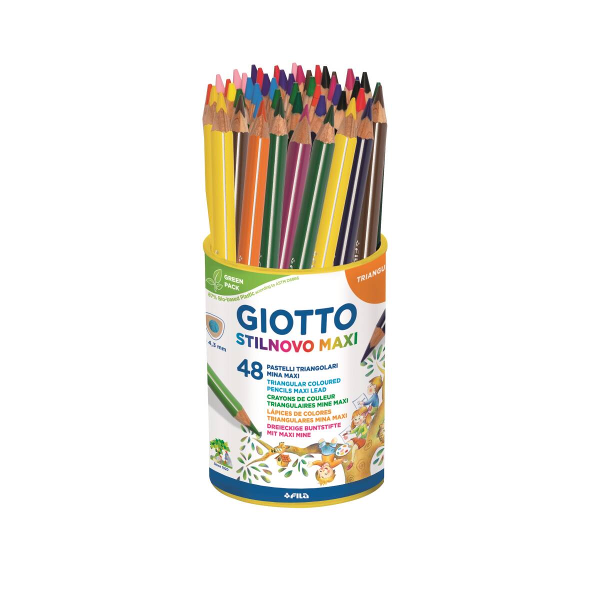 PASTELLO STILNOVO MAXI TRIANGOLARE 48PZ.