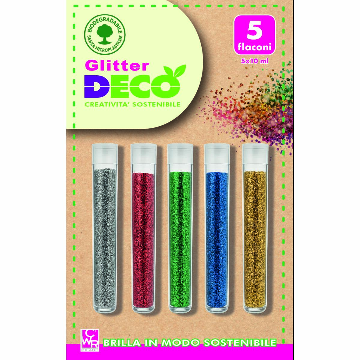 GLITTER BLISTER 5 COLORI ASSORTITI ML. 10