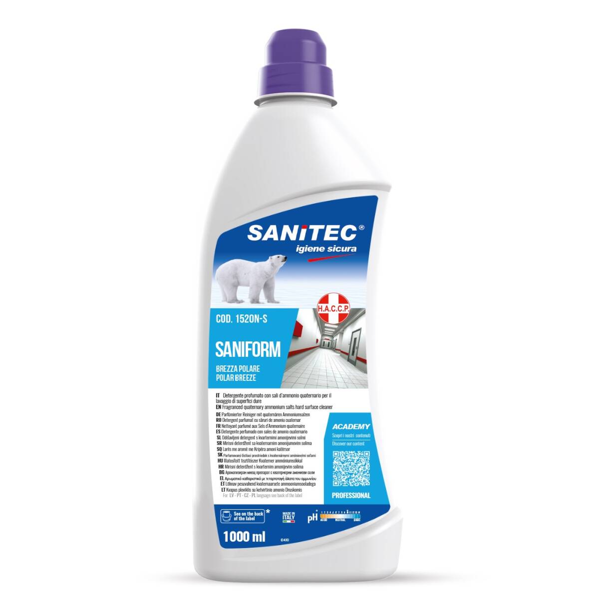 SANIFORM CON 2 ANTIBATTERICI 1L