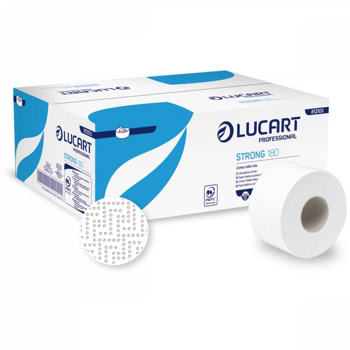 CARTA IGIENICA MINI JUMBO 180MT - 12 PZ.