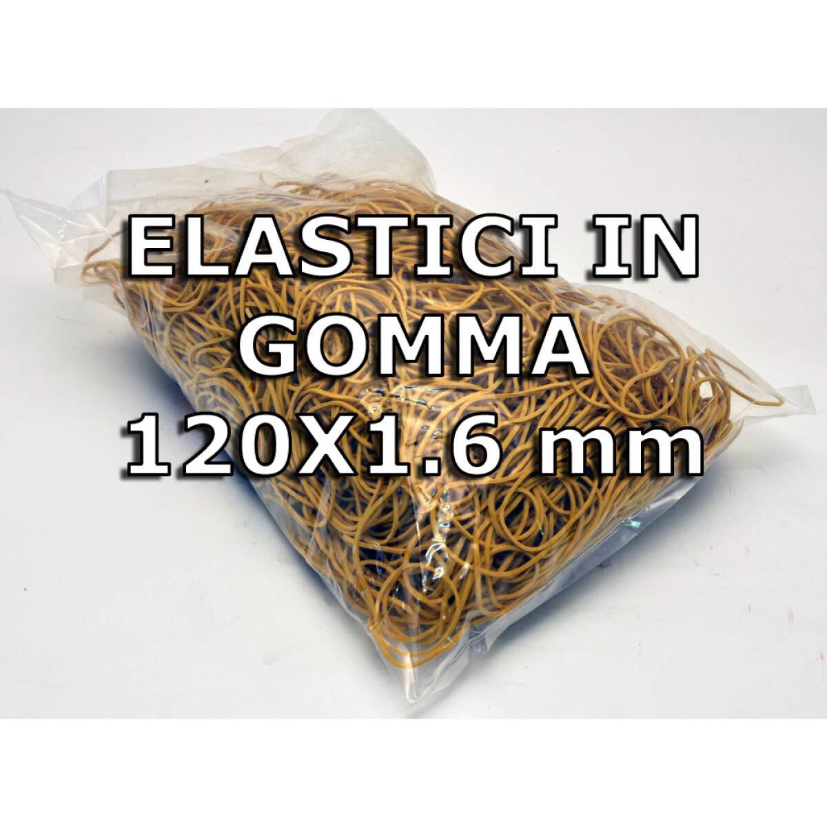 ELASTICI  GOMMA D120 X 1,7MM  CONF 1 KG