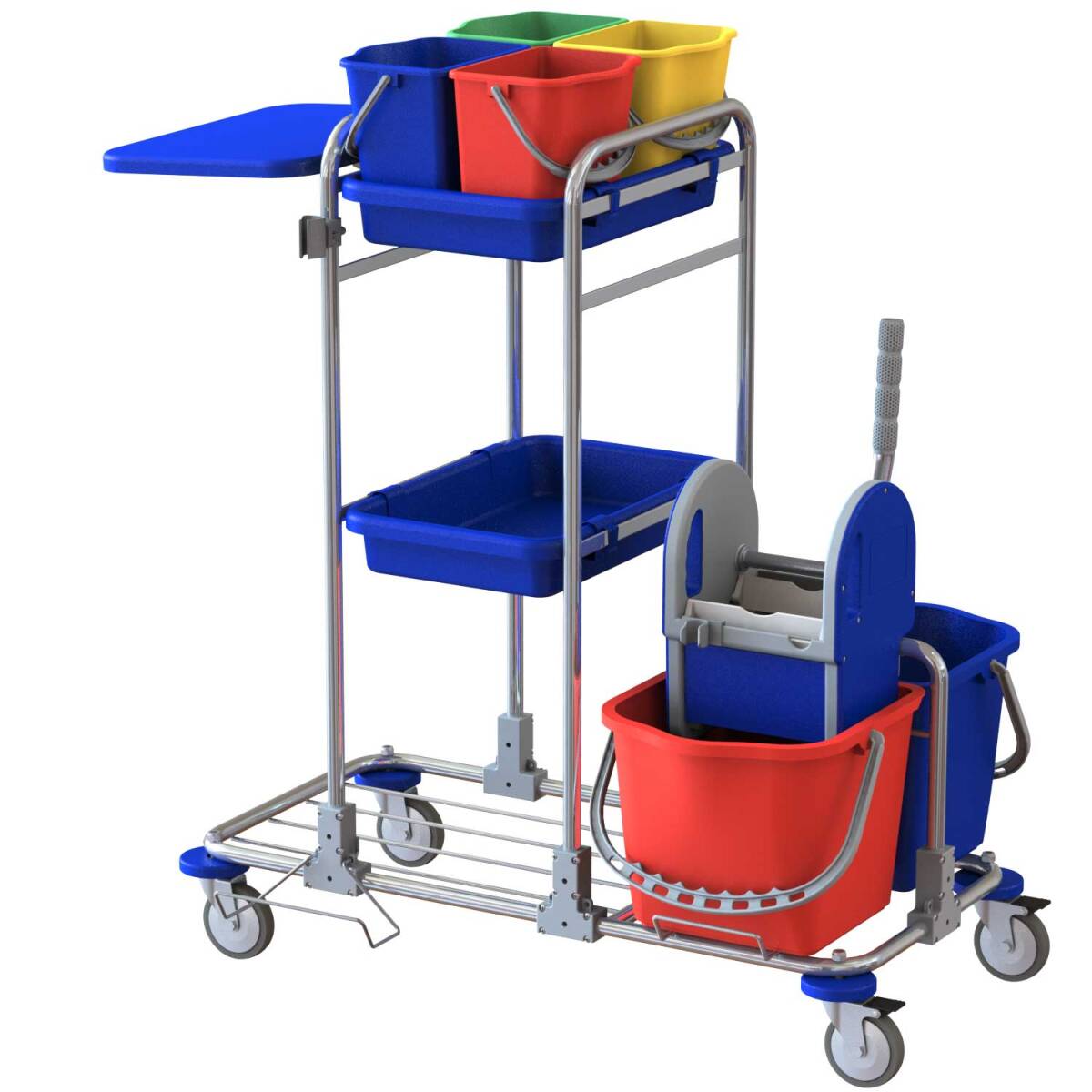 CARRELLO PULIZIE FLORI 5.1 CROMATO