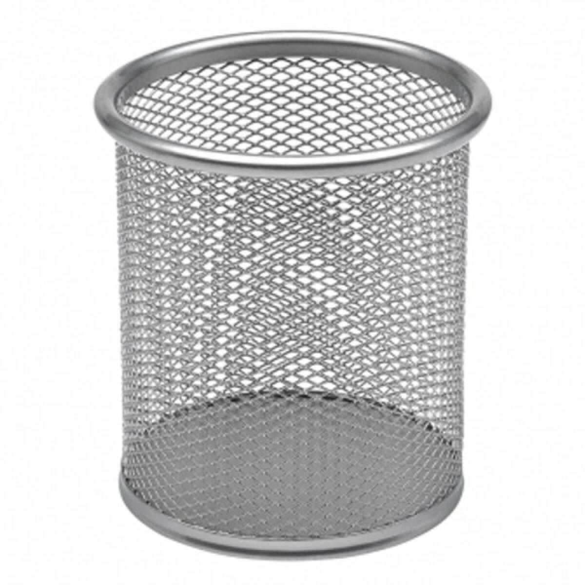 PORTAPENNE TONDO ARGENTO METALLO