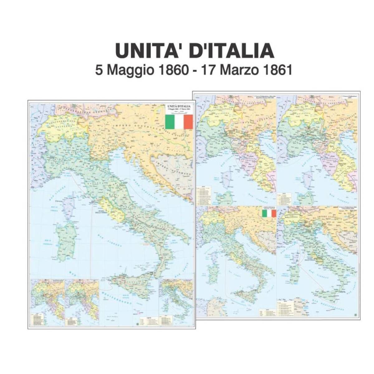 CARTA STORICA UNITA DI ITALIA