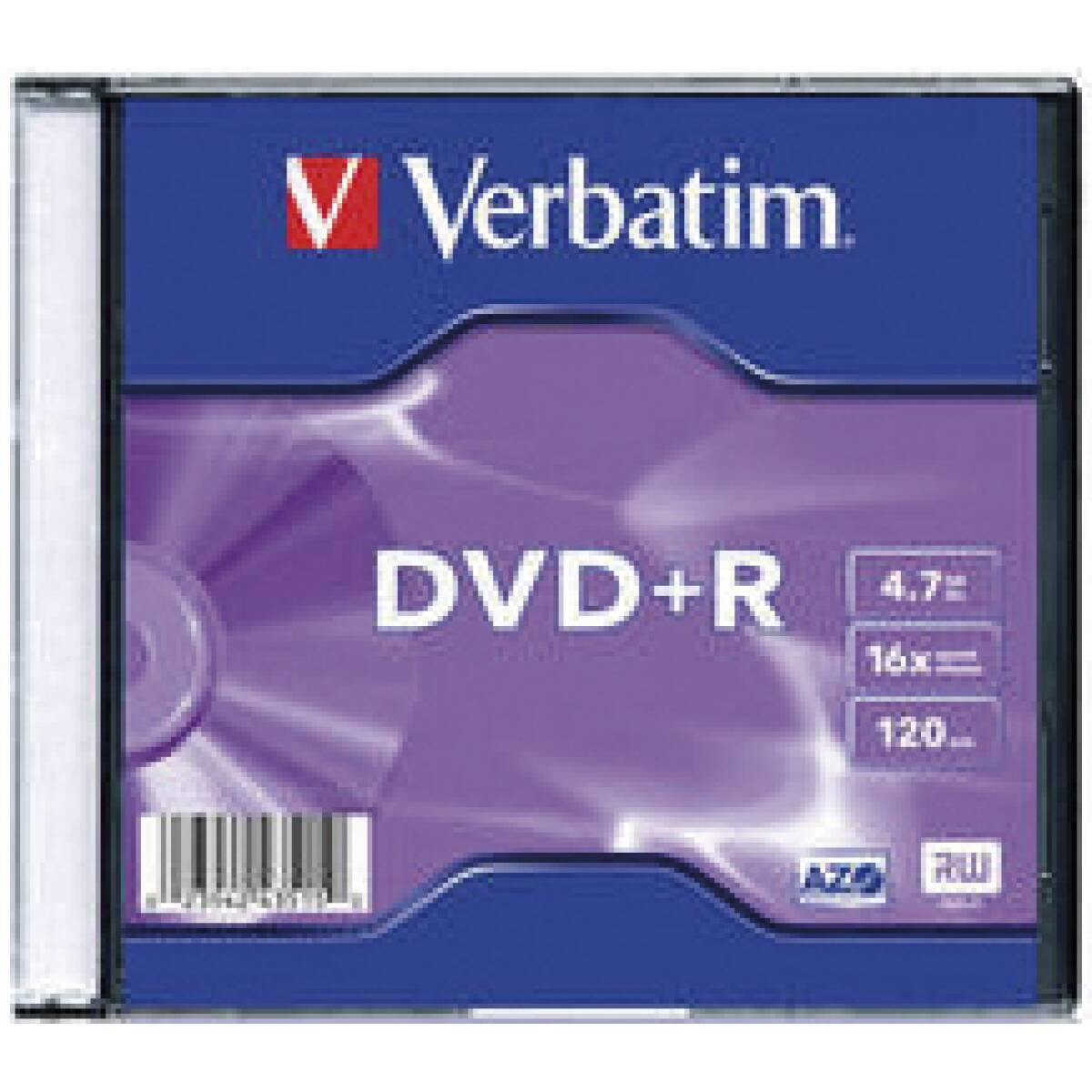 DVD+R 4,7GB/120 MIN VERBATIM 16X
