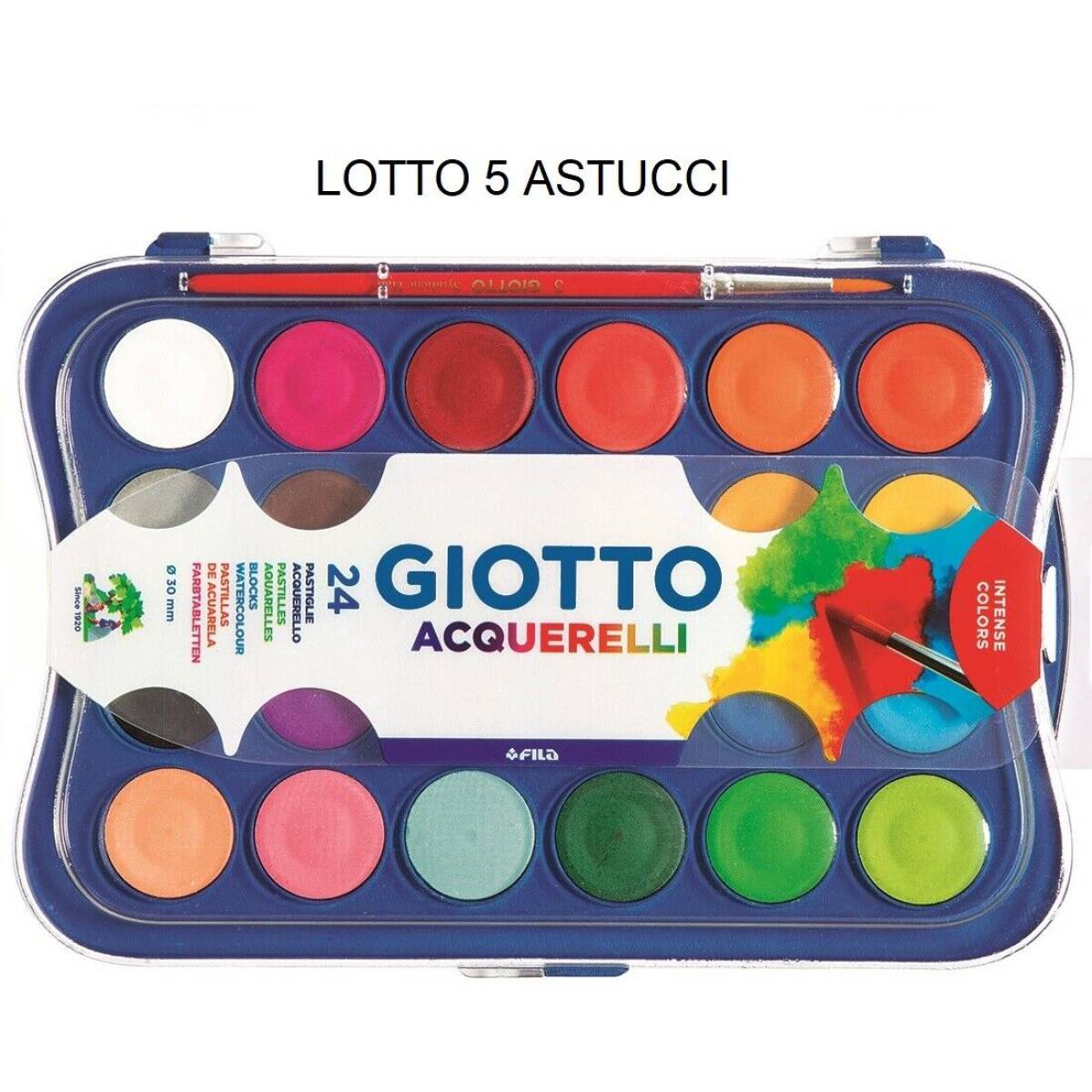 ACQUARELLI 24 PASTIGLIE D 30 CM