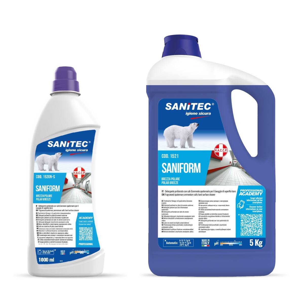 SANIFORM CON 2 ANTIBATTERICI KG 5