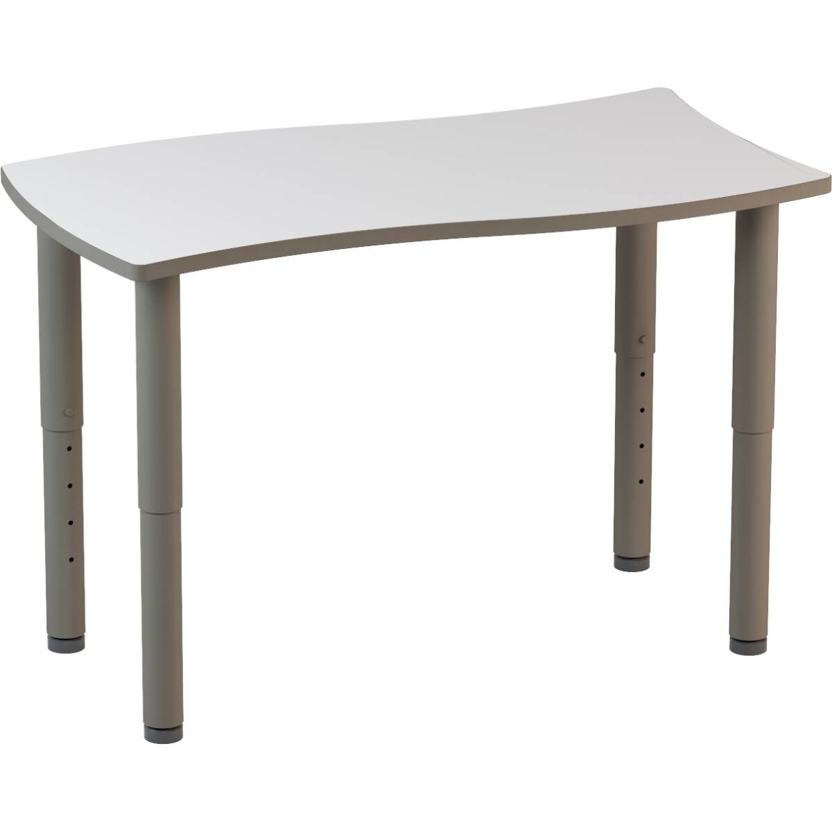 TAVOLO ONDA CM. 116X63 GAMBE TELESCOPICH