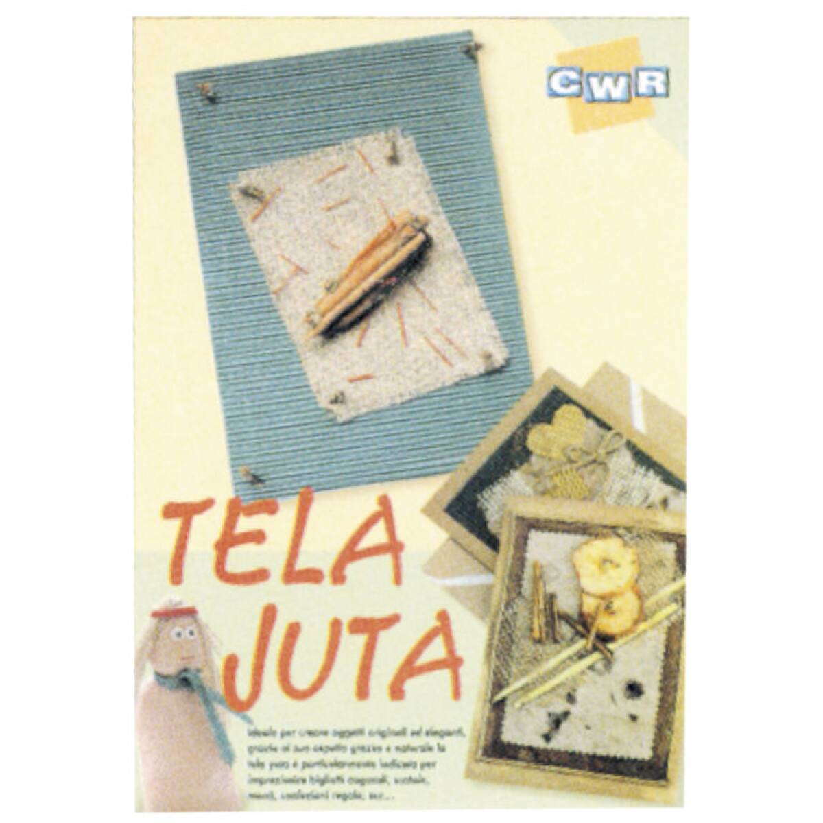 TELA JUTA GREZZA NATURALE 200X140