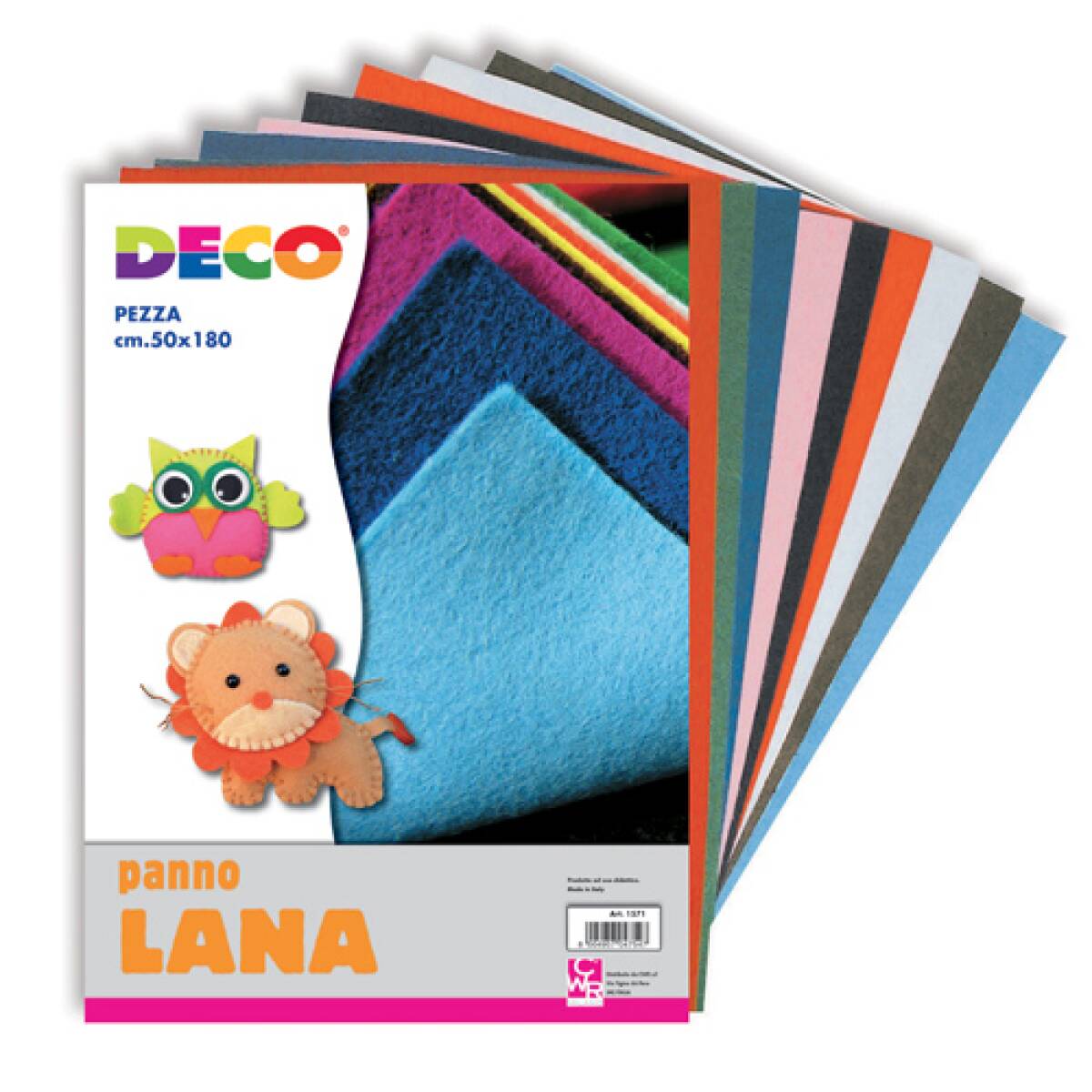 PANNO LANA TIPO LENCI 10COL ASS 20X30