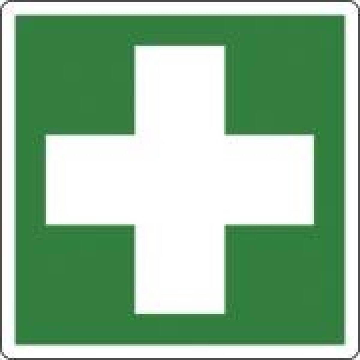 CARTELLO PRONTO SOCCORSO 20X20 PVC