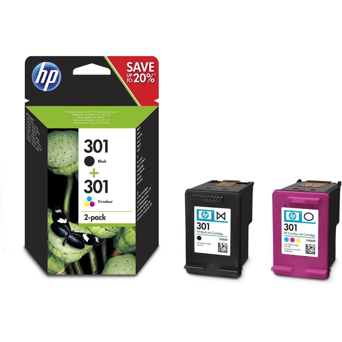 N9J72A MULTIPACK HP 301 B/C/M/Y