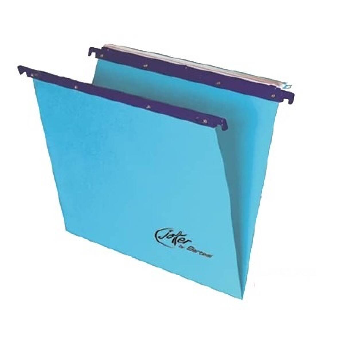 CART. SOSP. CASSETTO V INT. 390-398mm BLU 25PZ.