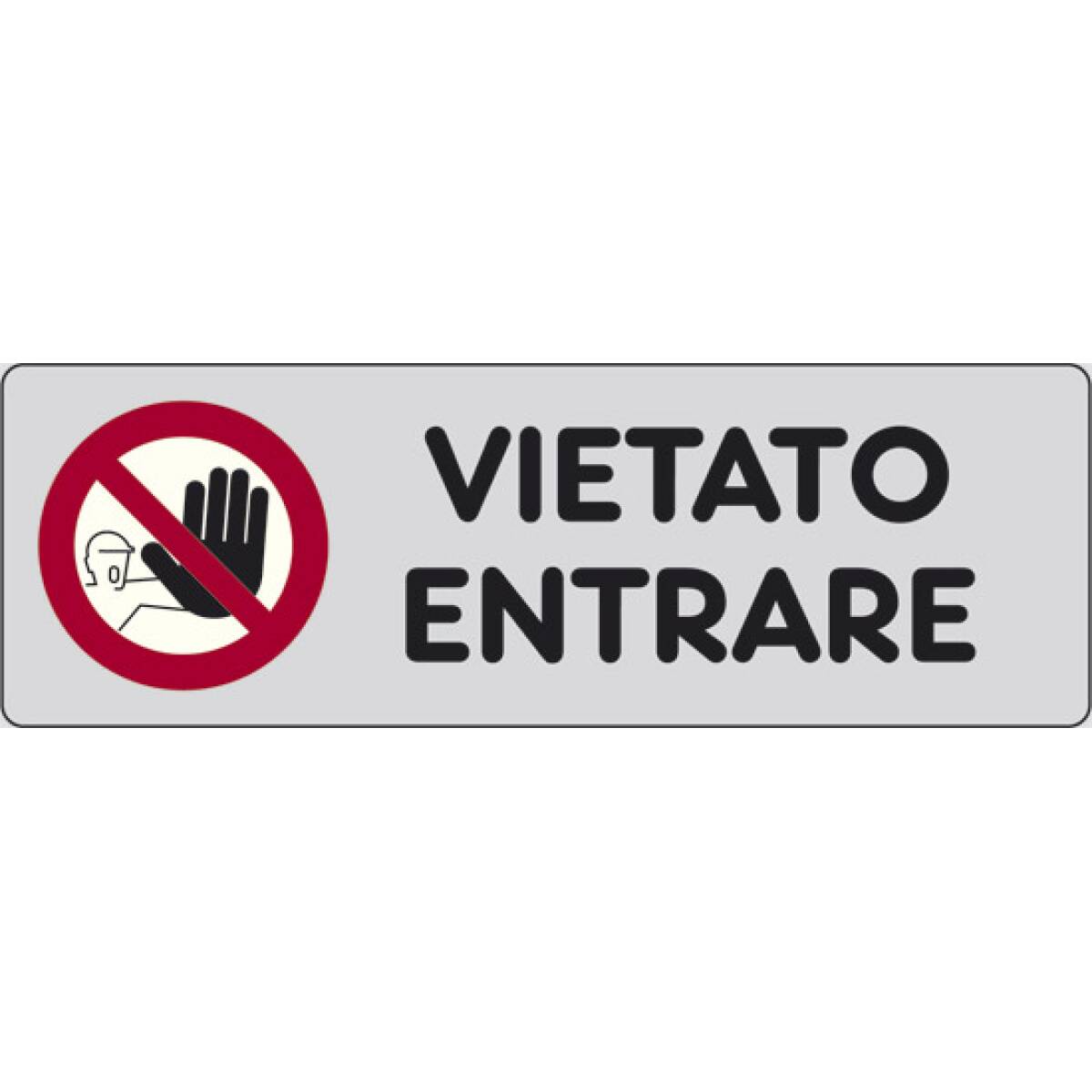 ADESIVO VIETATO INGRESSO 16X5