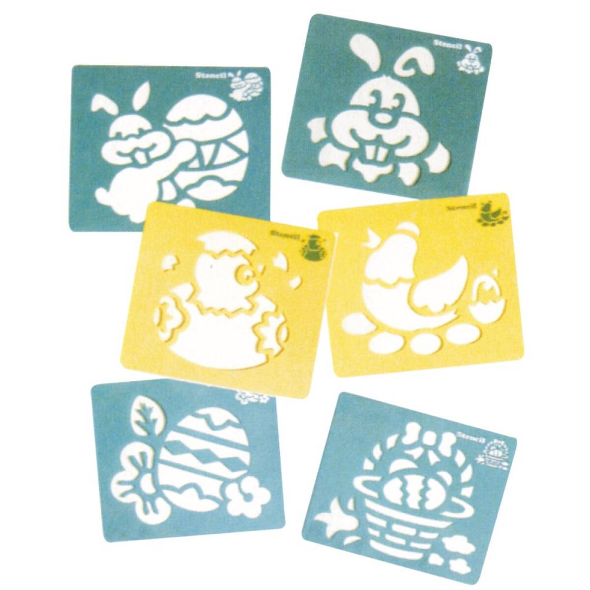 STENCIL CM14X14 SOGG PASQUA 6PZ.