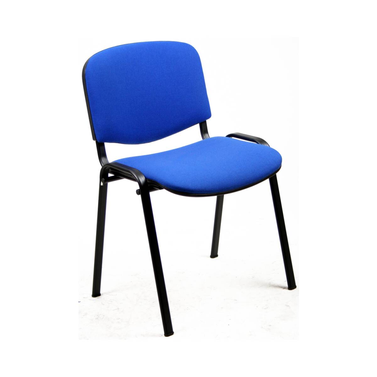 SEDIA VISITATORE TESSUTO - 4PZ. BLU
