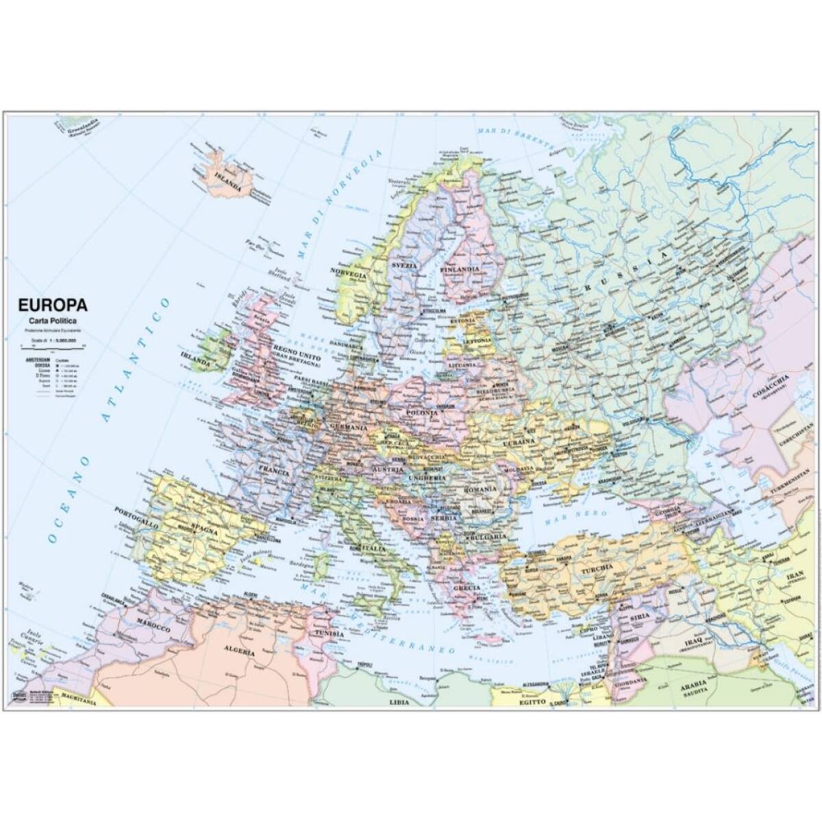 CARTINA GEOGRAFICA EUROPA