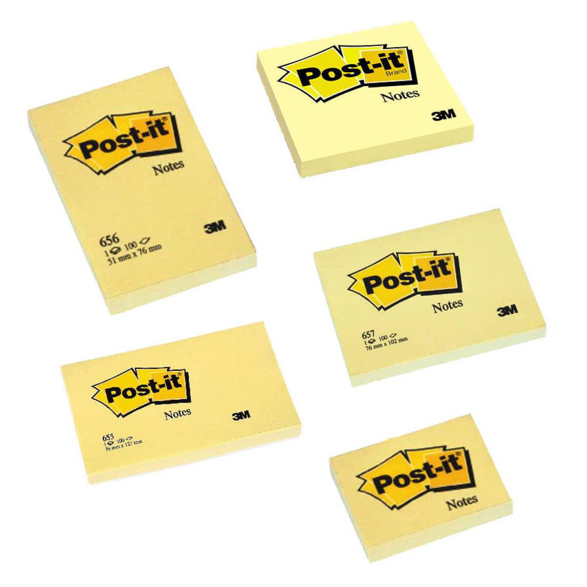 POST IT 653  38X51 3M - 12 PZ.