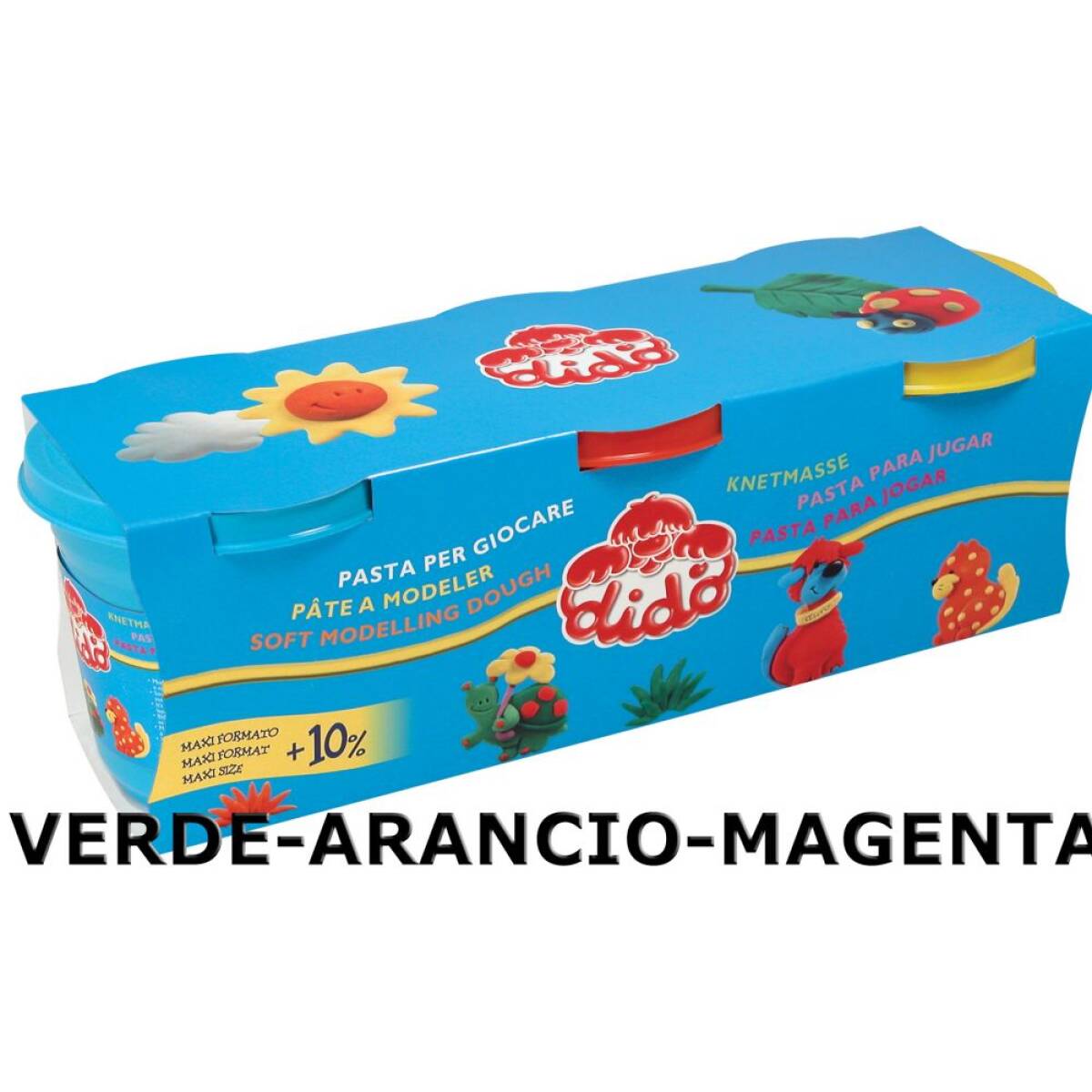 DIDO' TRIS 3 PZ VER/ARA/MAG
