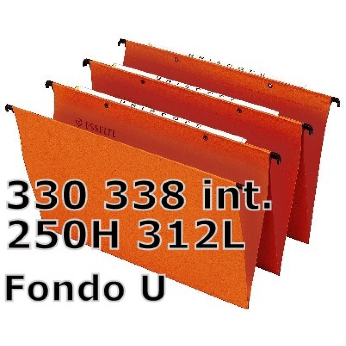 CART.SOSP. CARTESIO CASSETTO U3cm INT.330-338mm