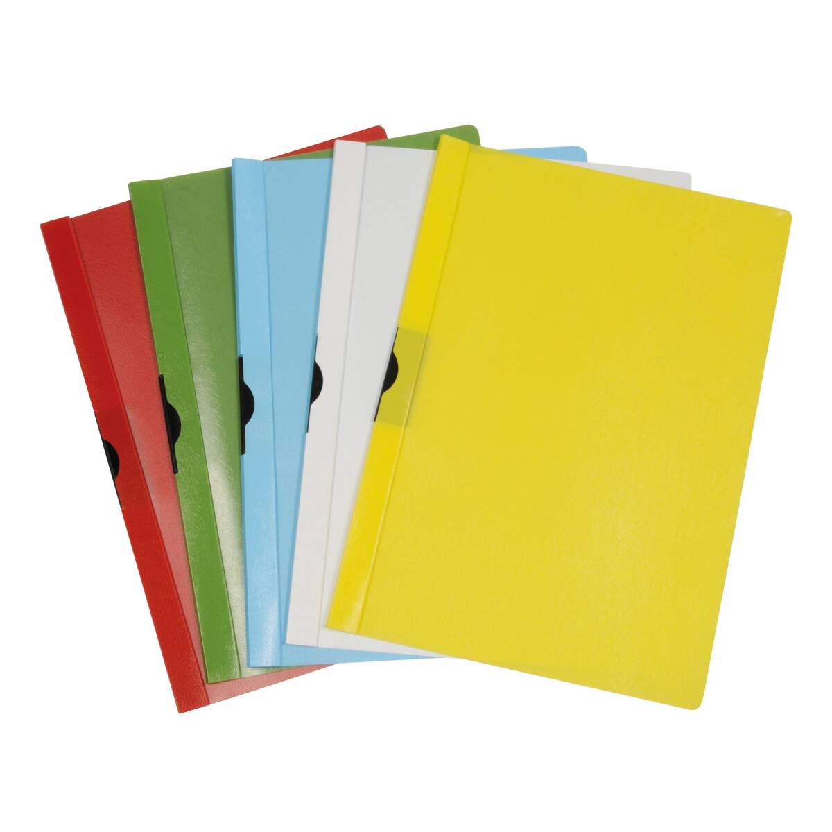 CLIP FILE PVC 5MM VERDE CAP.25FG A4
