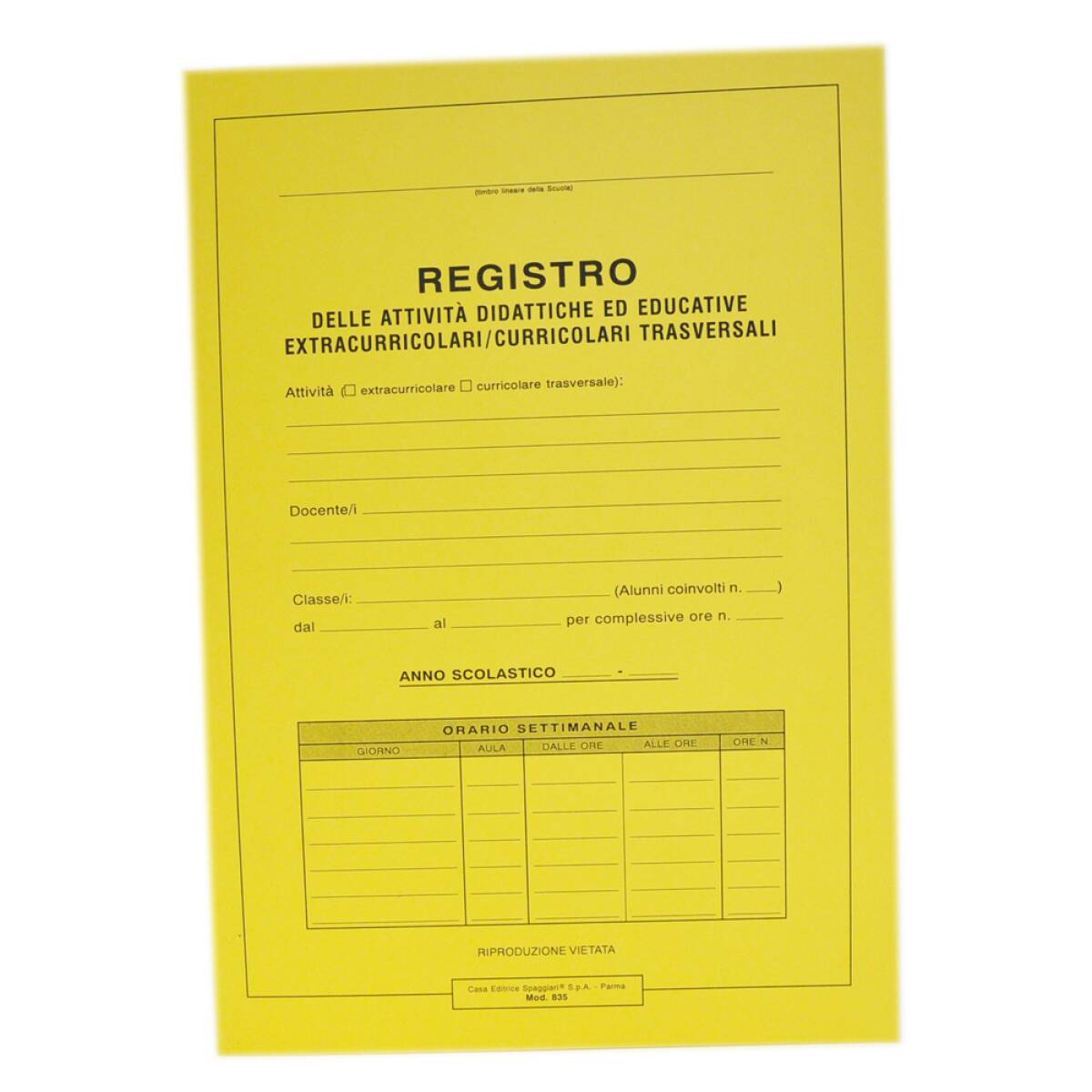 REGISTRO ATTIVITA' EXTRACURRICOLARI