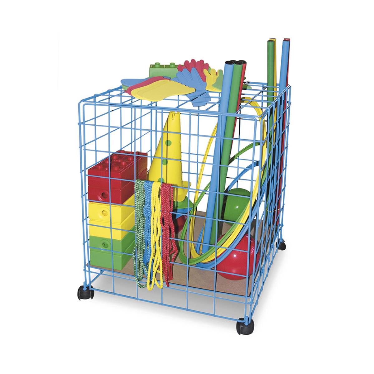 CARRELLO METALLO PSICOMOTORIO COMPLETO